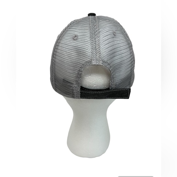 Texas Elite Ball Cap Distressed Strapback Spacecity Gray Mesh Trucker Adjustable - Picture 4 of 9